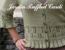 Jardin Ruffled Cardi Pattern