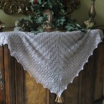 Camelot's Embrace Shawl on console